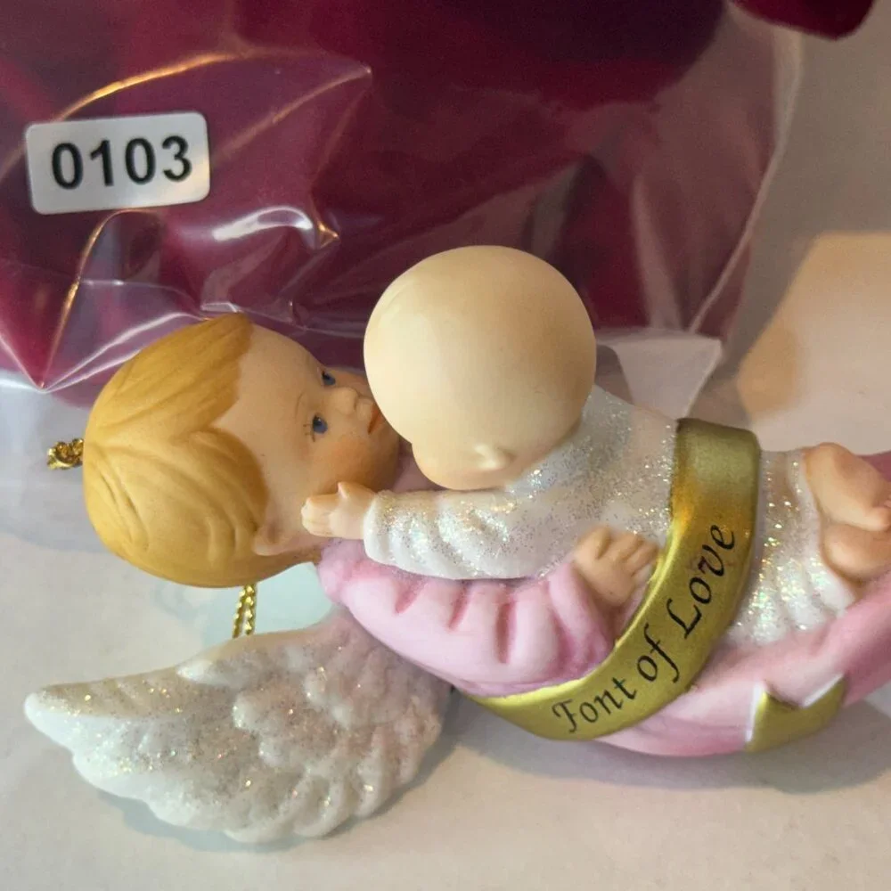 Ashton-Drake 1998 “Font of Love” Heaven’s Littlest Angels – Set of 3 Ornaments